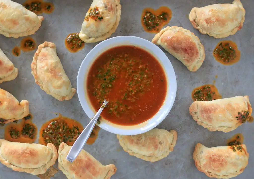 Beef Empanadas with Roasted Red Peppers