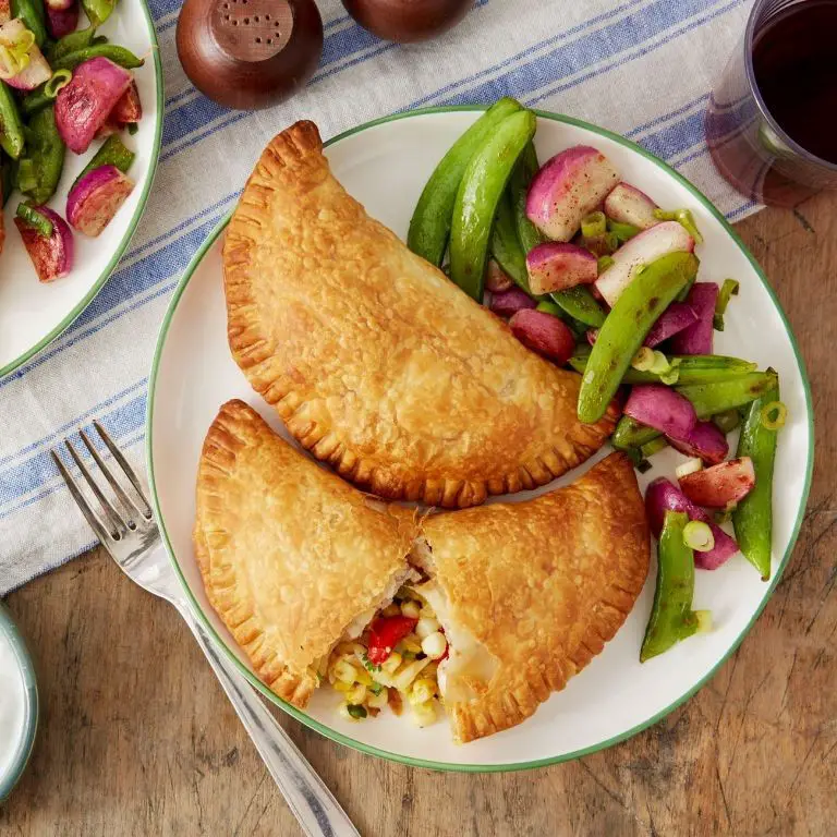 Beef Empanadas with Sweet Corn and Peas