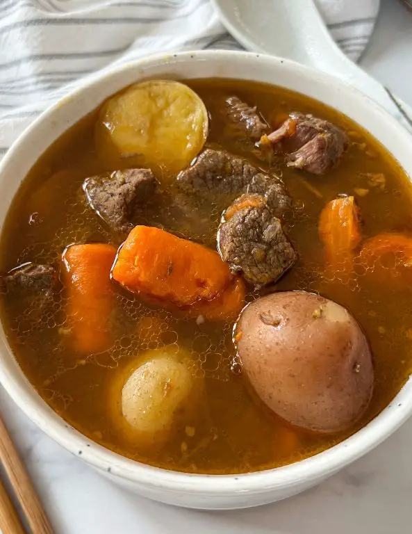 Beef Stew with Potatoes and Carrots