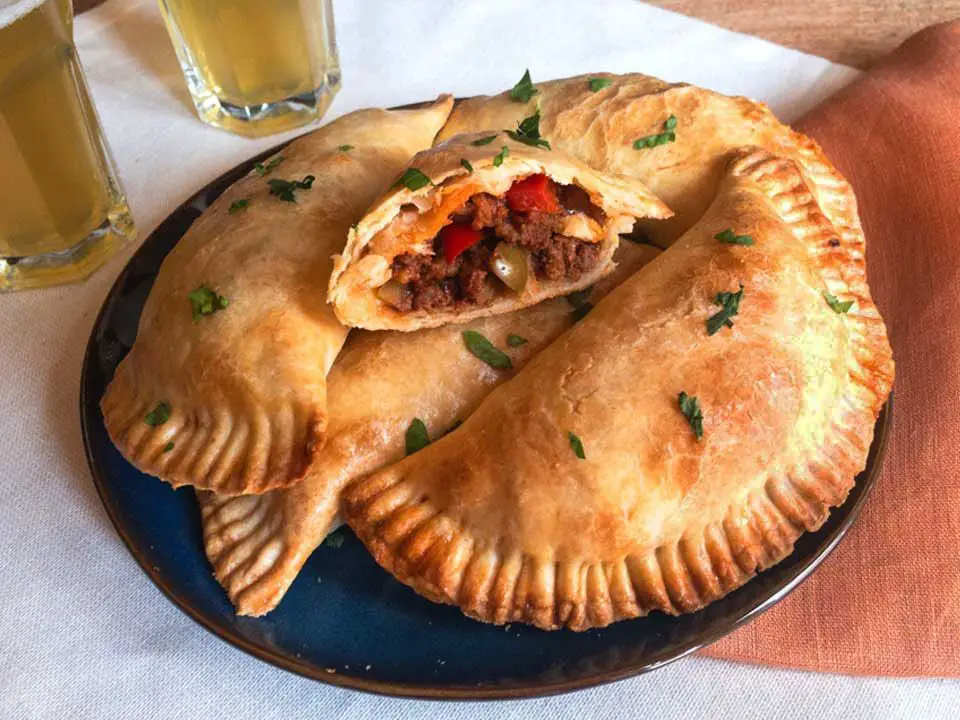 Beef and Bell Pepper Empanadas with Saffron