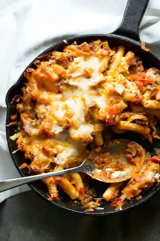Beef and Mushroom Pasta Bake