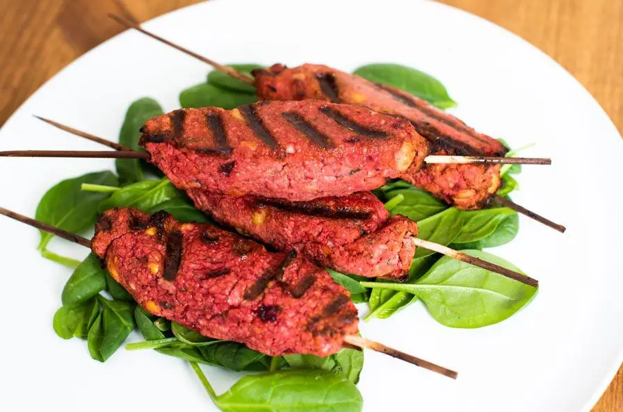 Beetroot and Chickpea Koftas