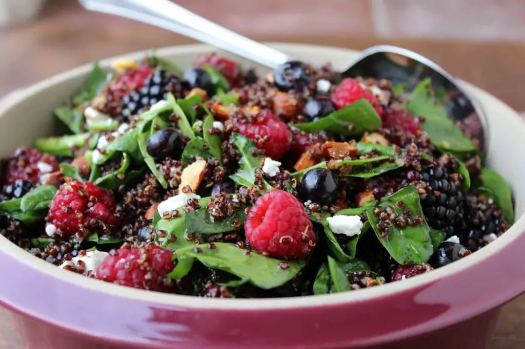 Berry Quinoa Salad with Lemon Vinaigrette