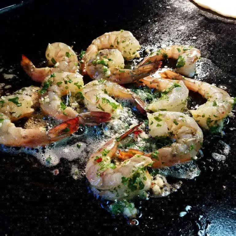 Blackstone Griddle Shrimp Scampi