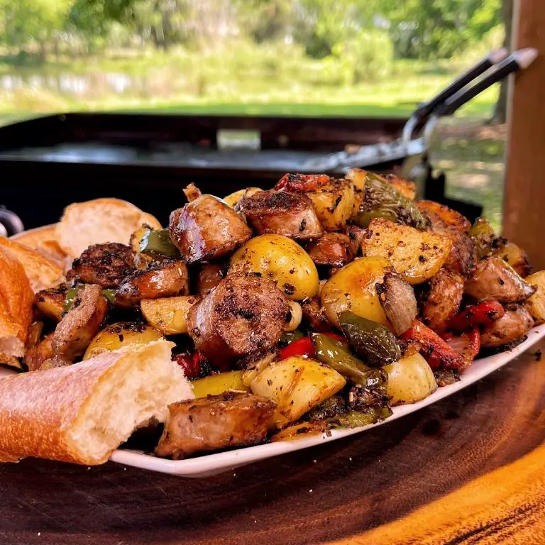 Blackstone Sausage and Peppers