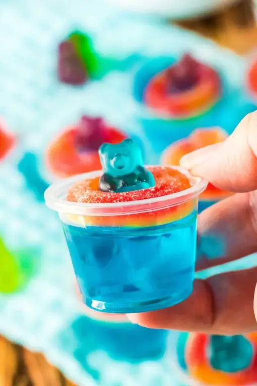 Blue Lagoon Jello Shots: Cool and refreshing.