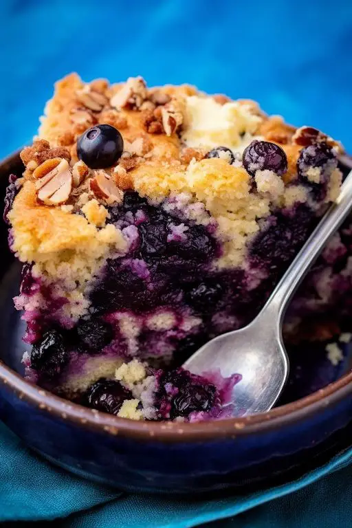 Blueberry Bliss Dump Cake