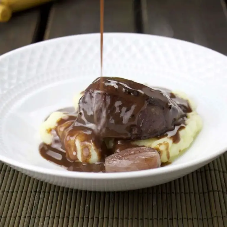 Braised Pork Cheeks with Red Wine Sauce