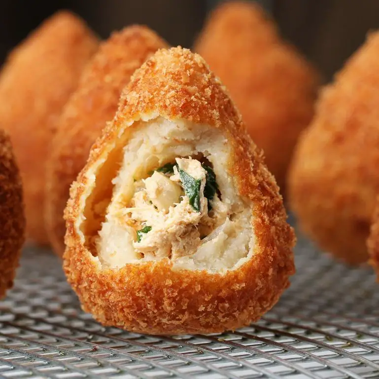 Brazilian Chicken Coxinha (Croquettes)