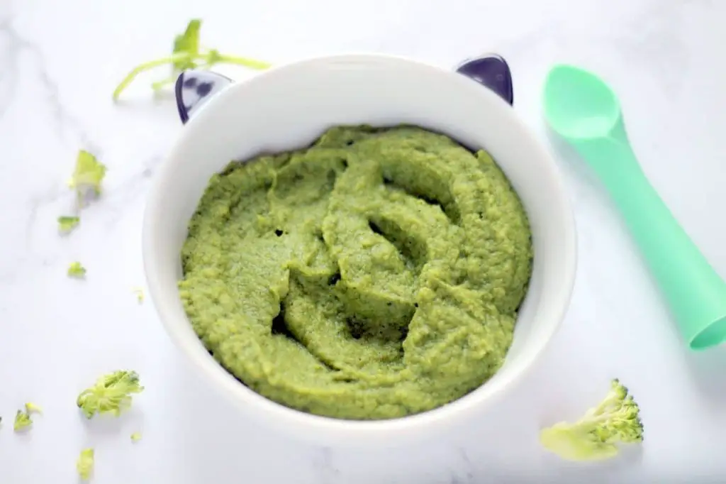 Broccoli Puree for Iron Intake