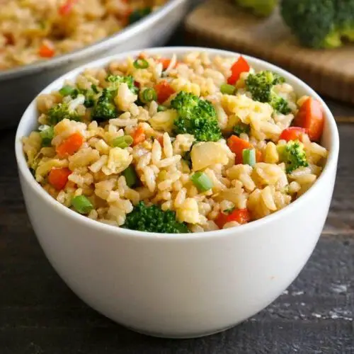 Broccoli and Carrot Fried Rice