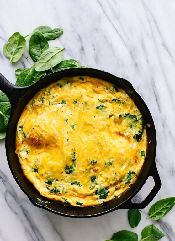 Broccoli and Cheddar Frittata