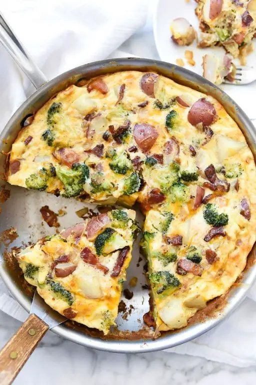 Broccoli and Potato Frittata