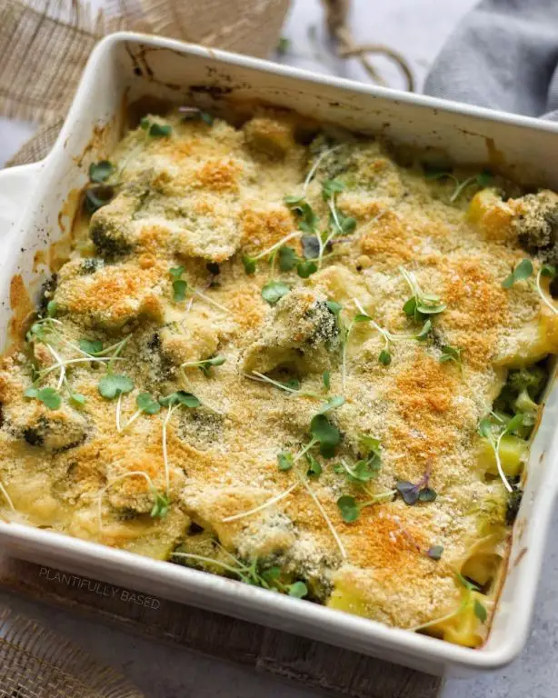 Broccoli and Potato Gratin