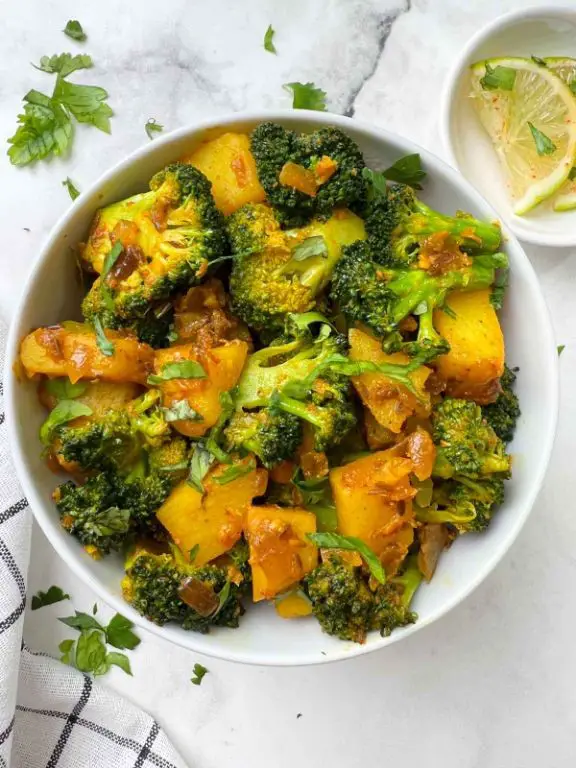 Broccoli and Potato Stir-Fry