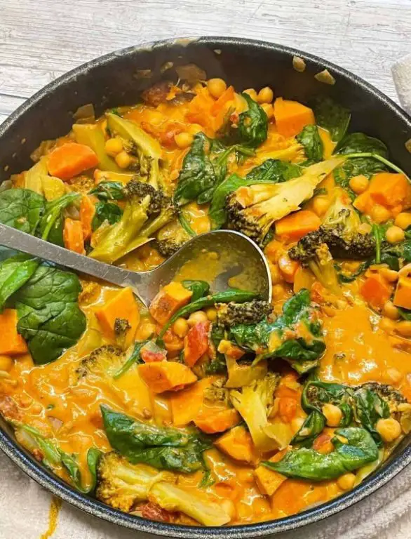 Broccoli and Sweet Potato Curry