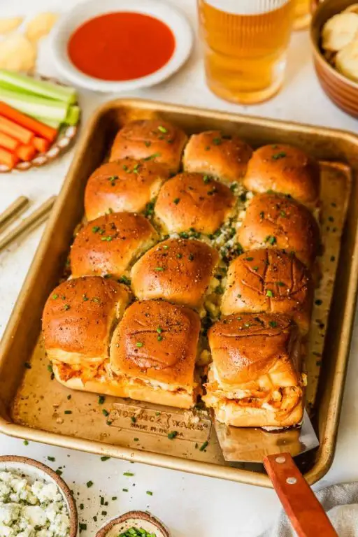 Buffalo Chicken Barb Sliders