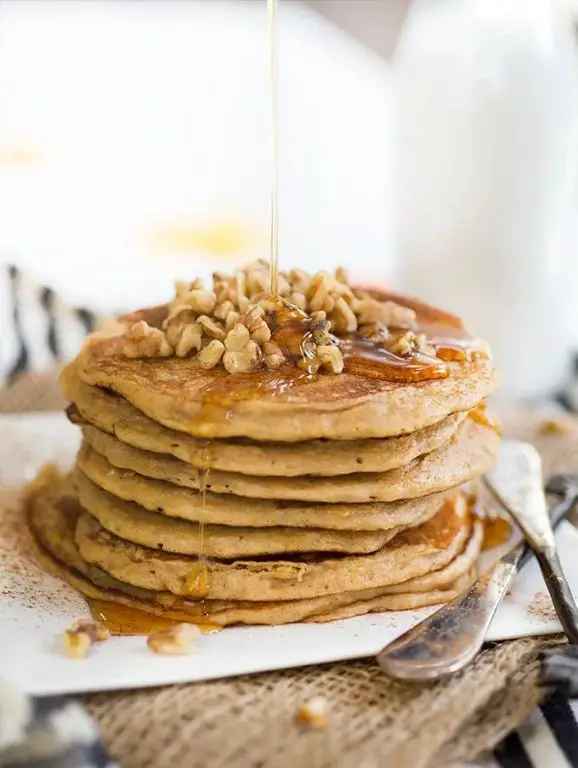 Butternut Squash Pancakes with Cinnamon Butter