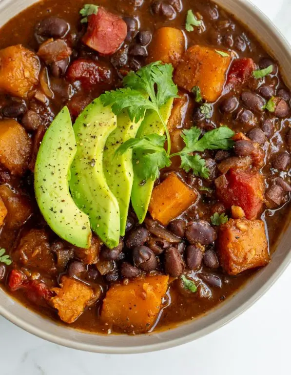 Butternut Squash and Black Bean Chili