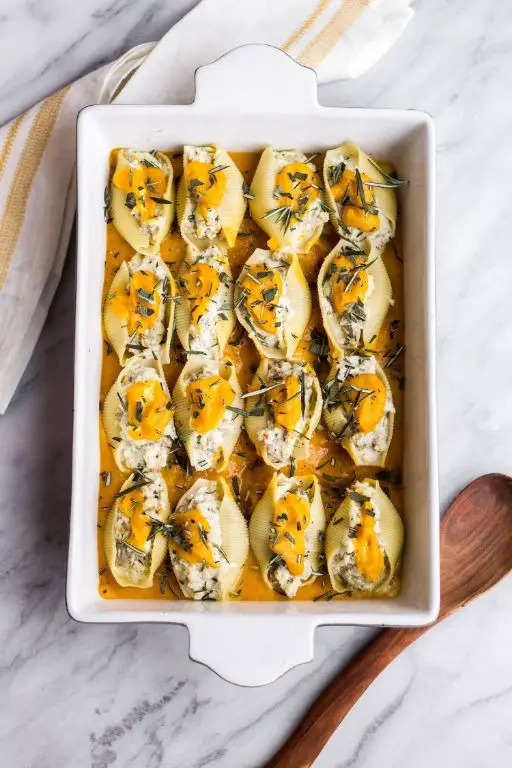 Butternut Squash and Sausage Stuffed Shells