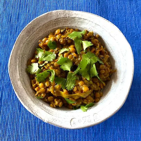 Cabbage and Lentil Curry