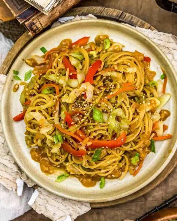 Cabbage and Noodle Stir-Fry