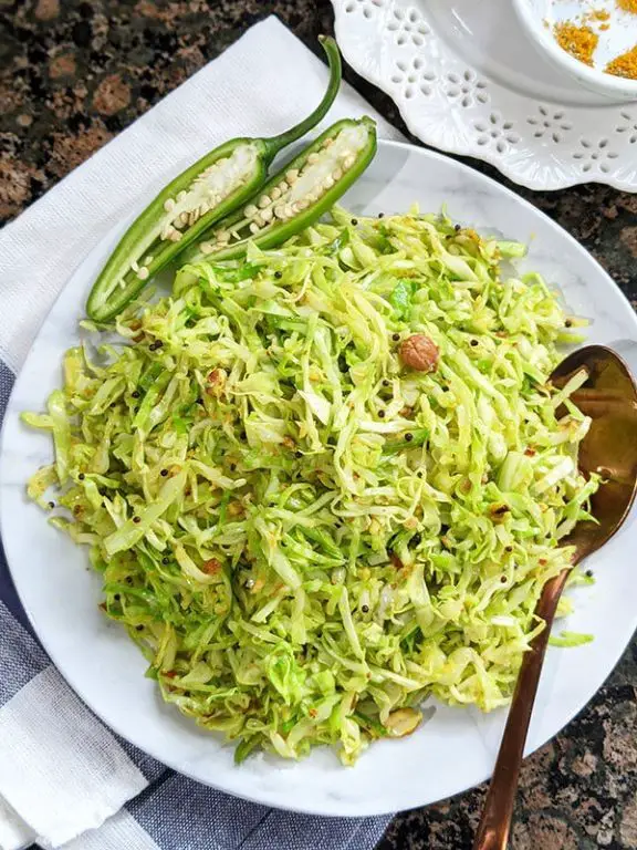 Cabbage and Peanut Koftas