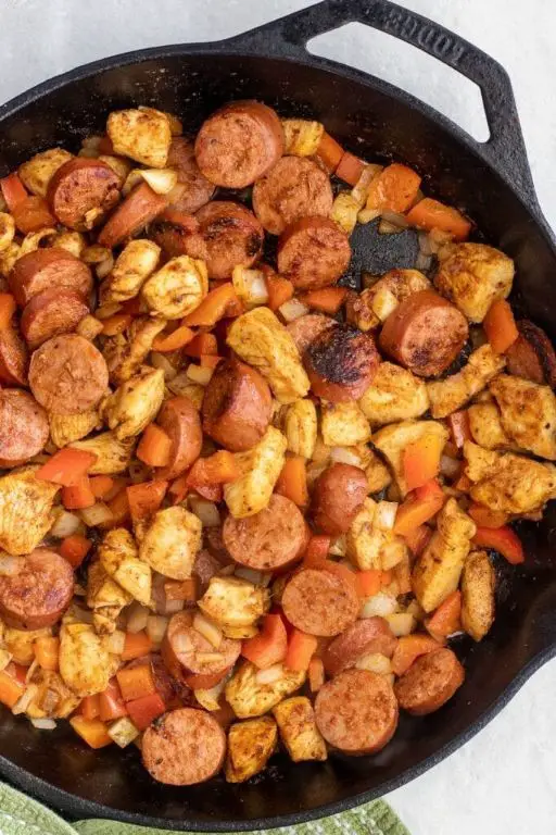 Cajun Chicken and Sausage Skillet