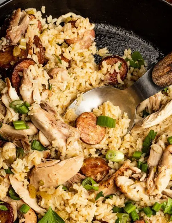 Cajun Shredded Chicken Jambalaya