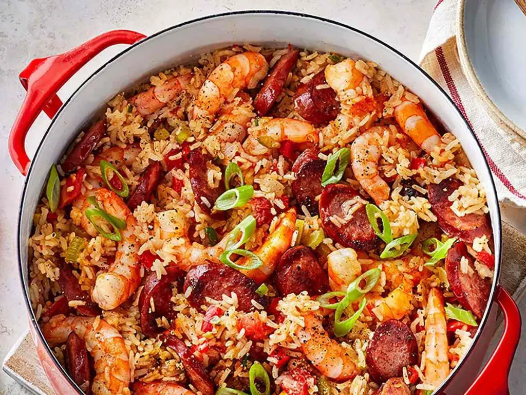 Cajun Shrimp and Sausage Jambalaya