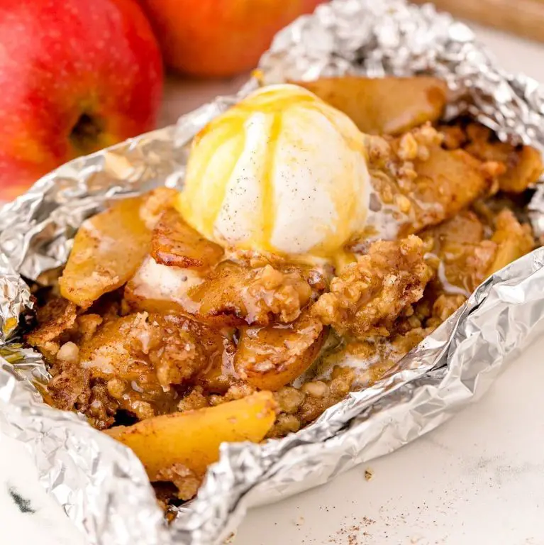 Campfire Apple Crisp