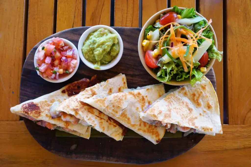 Campfire Quesadillas with Avocado Salsa