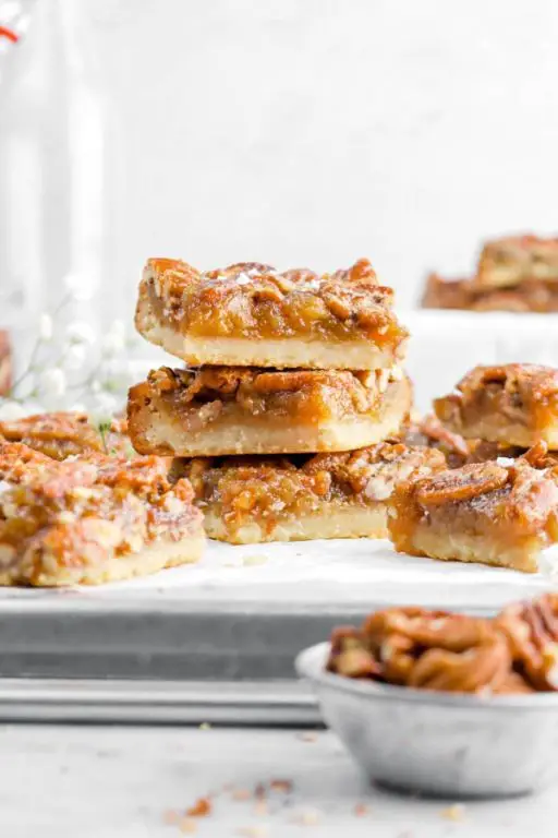 Caramel Pecan Pie with Shortbread Crust