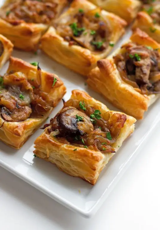 Caramelized Onion and Gruyère Puffs