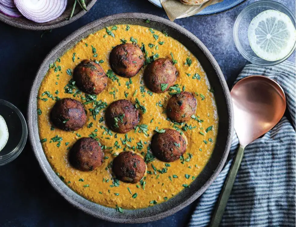 Cauliflower and Cashew Koftas