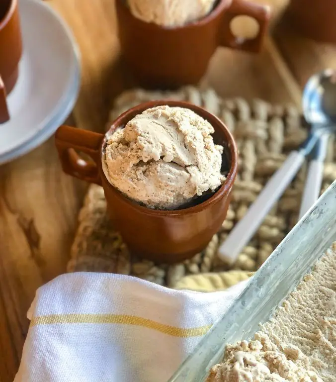 Chai Spiced Raw Ice Cream