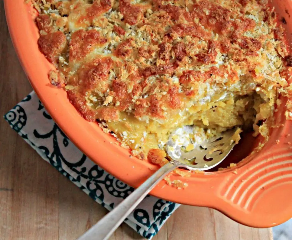 Cheesy Baked Plantain Casserole
