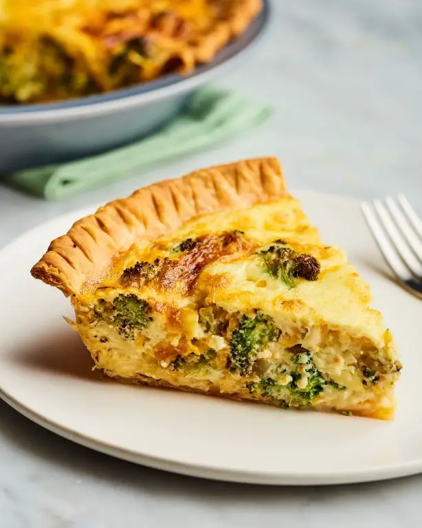 Cheesy Broccoli Cheddar Tart