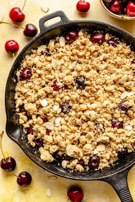 Cherry Coconut Oatmeal Crisp
