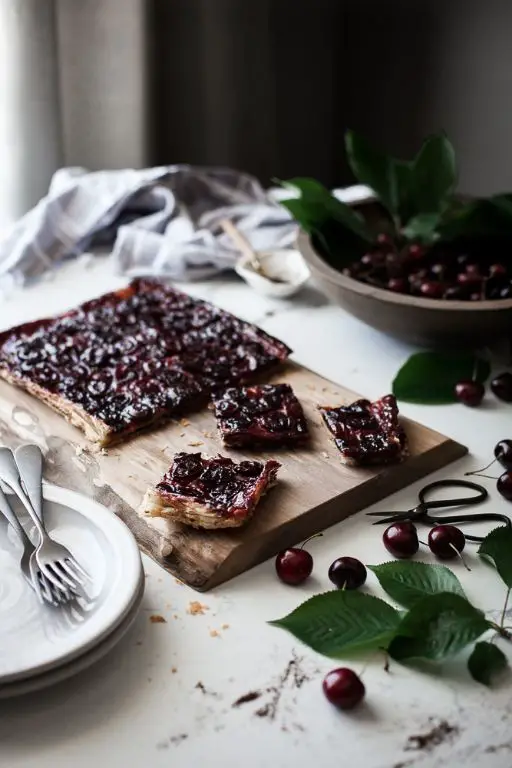 Cherry and Vanilla Bean Tart