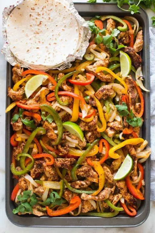 Chicken Fajita Sheet Pan Dinner