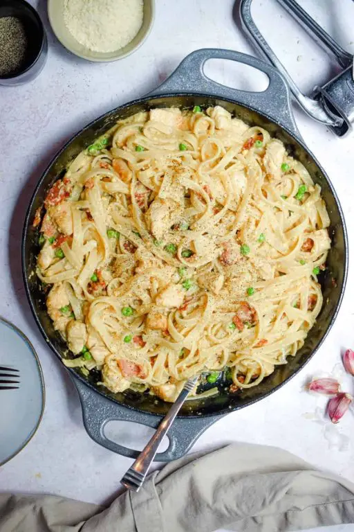 Chicken and Bacon Carbonara