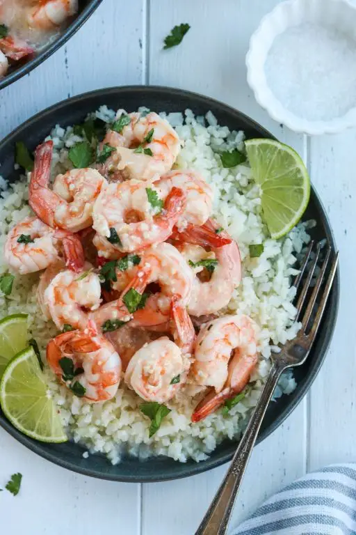 Chilled Coconut Lime Shrimp