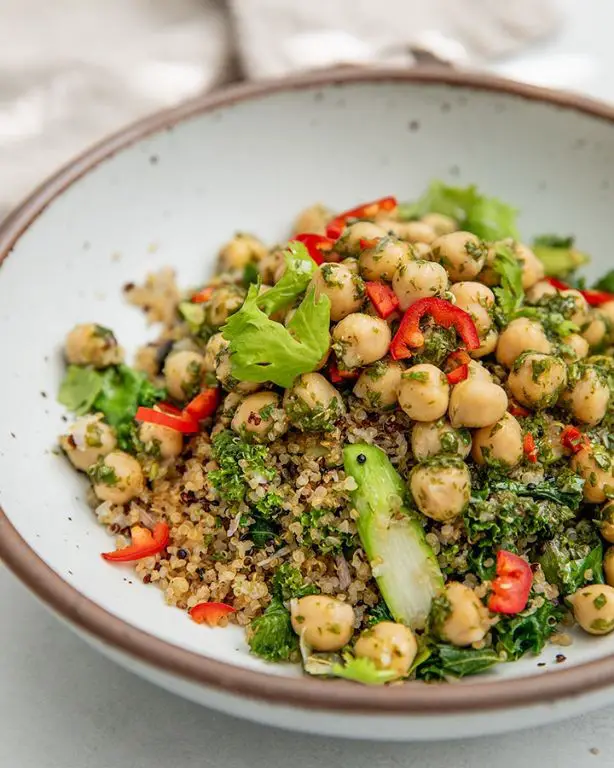 Chimichurri Dressed Quinoa Salad