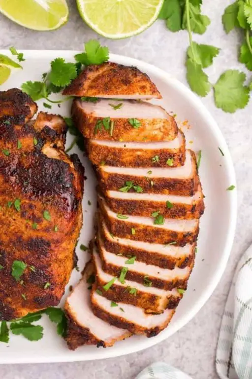 Chipotle Lime Air Fryer Pork Loin