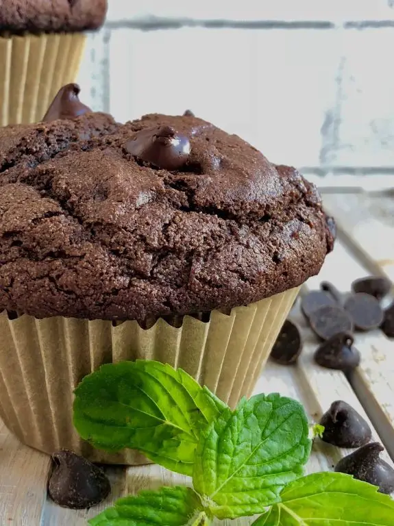 Chocolate Mint Muffins