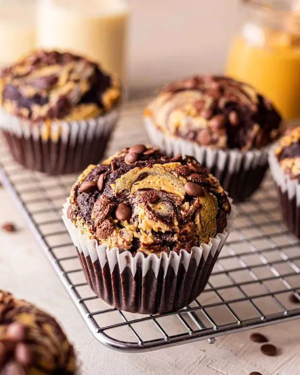 Chocolate Peanut Butter Muffins