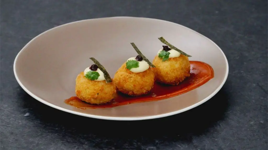 Chorizo and Manchego Croquettes with Spicy Mayo