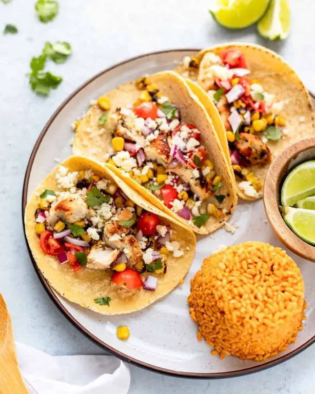 Cilantro Lime Chicken Tacos