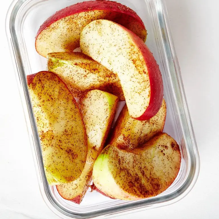 Cinnamon Sugar Apples featuring apples, sugar, and cinnamon.
